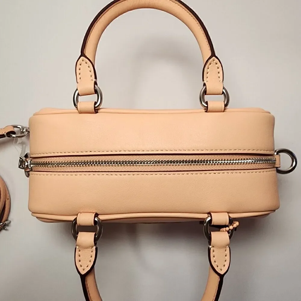 NWT Coach CT776 Satchel Crossbody In Faded Blush